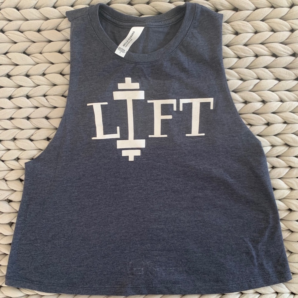 LIFT workout crop top